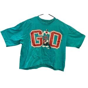 Vintage 1993 Warner Brother Georgia Bulldogs Sylvester Crop Top One Size